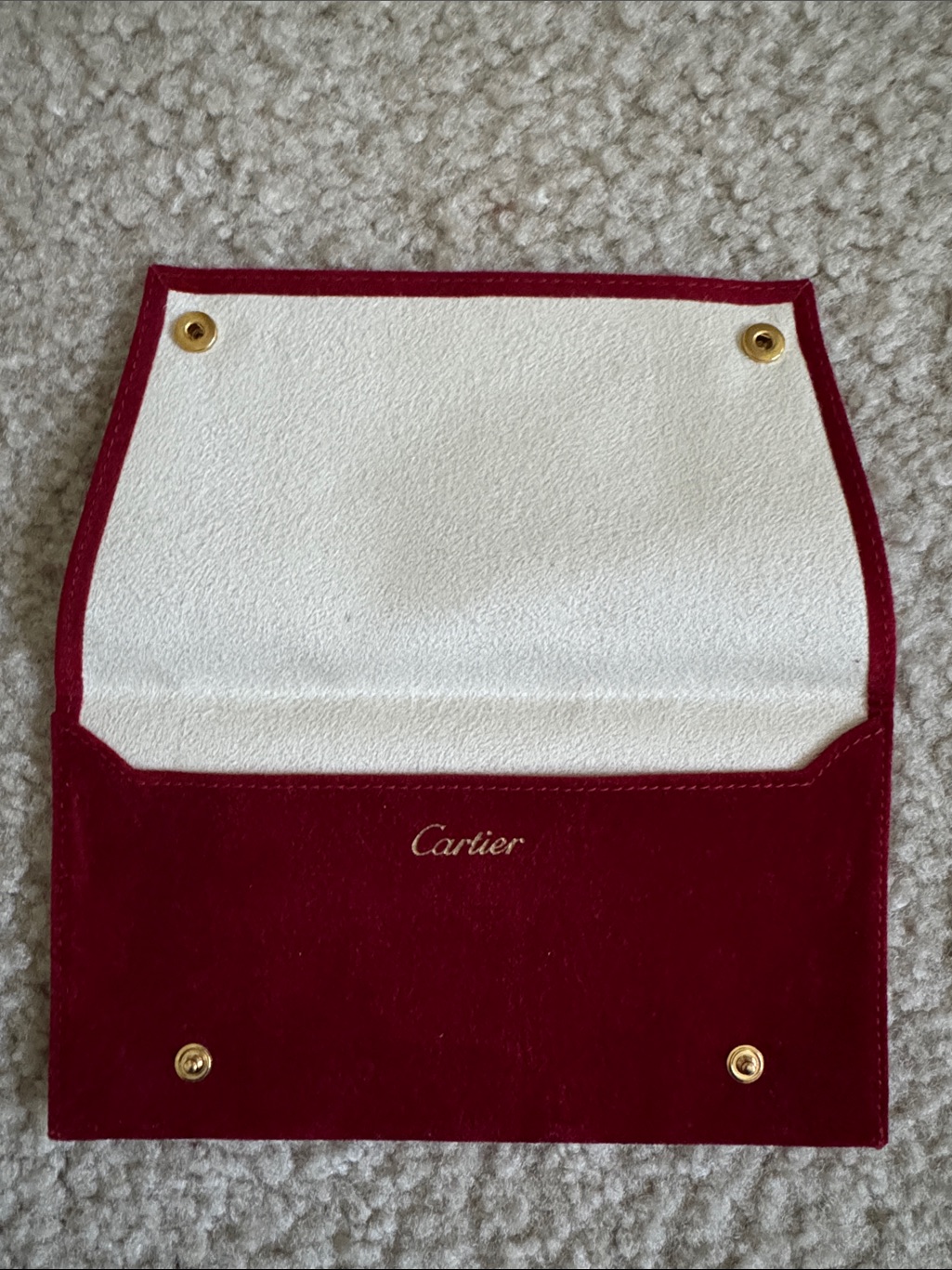 Cartier Brand New Travel Jewelry Bracelet Necklace Watch Pouch Case Cartier Brand New Travel Jewelry Bracelet Necklace Watch Pouch Case